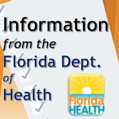 Information from the Florida Department of Health